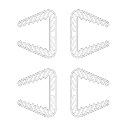 homeXpert Fensterklammer | 4er-Set Transparent | Fensterstopper, Klemmschutz, Fensteraufhalter, Fensterkeil gegen zufallende Fenster und Türen - Fensteroffenhalter zum Lüften, zuverlässig und sicher von homeXpert