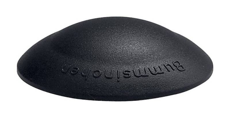 homeXpert Wandtürstopper BUMMSINCHEN (Set, 1 St), Türpuffer, in schwarz aus Kunststoff, Ø 40 mm Höhe: 12 mm von homeXpert