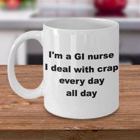 Gi Krankenschwester Tasse, Gastroenterologie Stillbecher, Ich Begnüge Mich Mit Crap Kaffee Tee Tasse Geschenk von homekraze