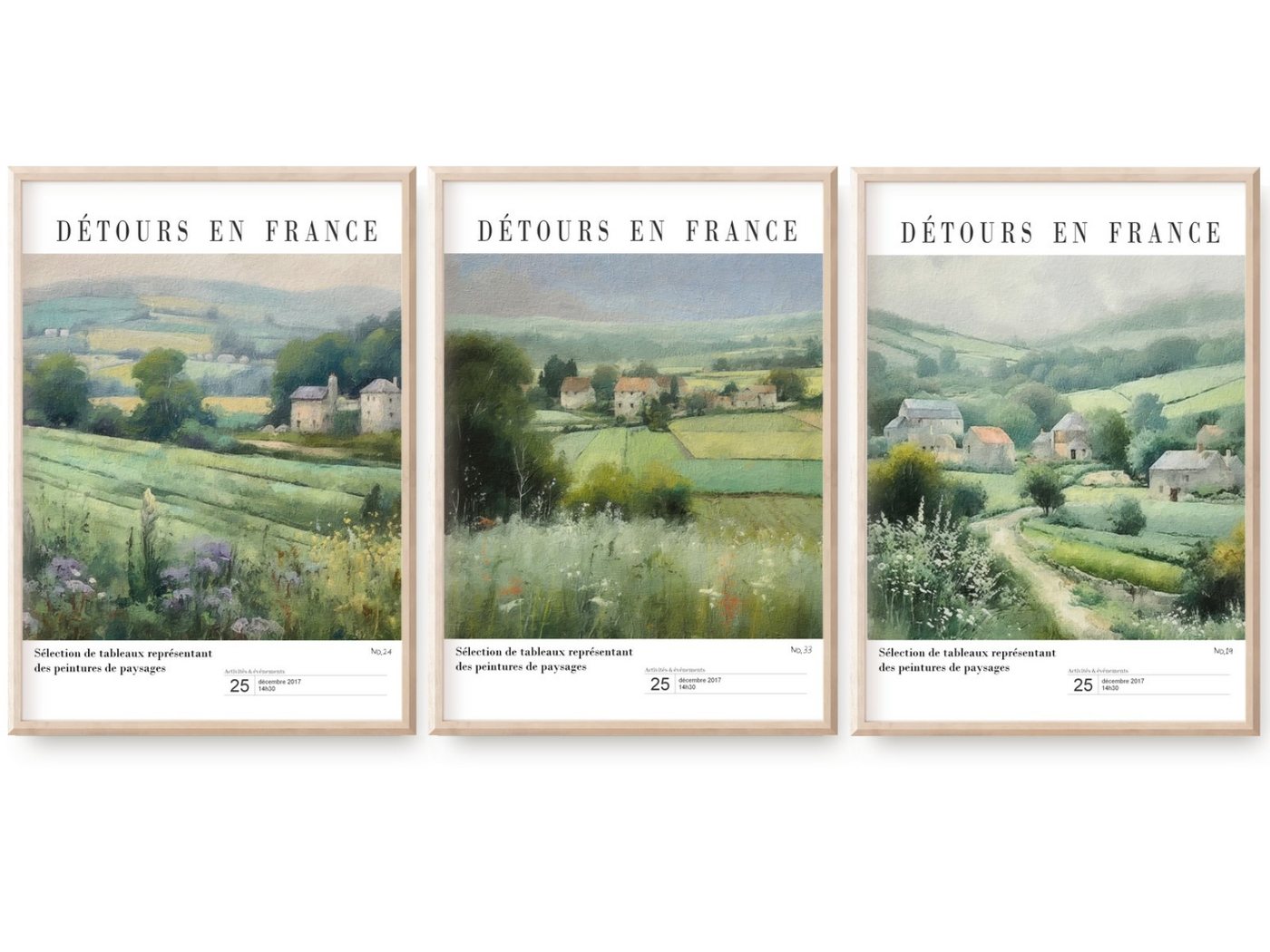 homestyle-accessoires Poster Bilder Wandbilder 3er Set FRANKREICH LANDSCHAFT DIN A4/ DIN A3, - OHNE BILDERRAHMEN - Sorgfältige & sichere Verpackung homestyle-accessoires Poster Bilder Wandbilder 3er Set FRANKREICH LANDSCHAFT DIN A4/ DIN A3, - OHNE BILDERRAHMEN - Sorgfältige & sichere Verpackung von homestyle-accessoires