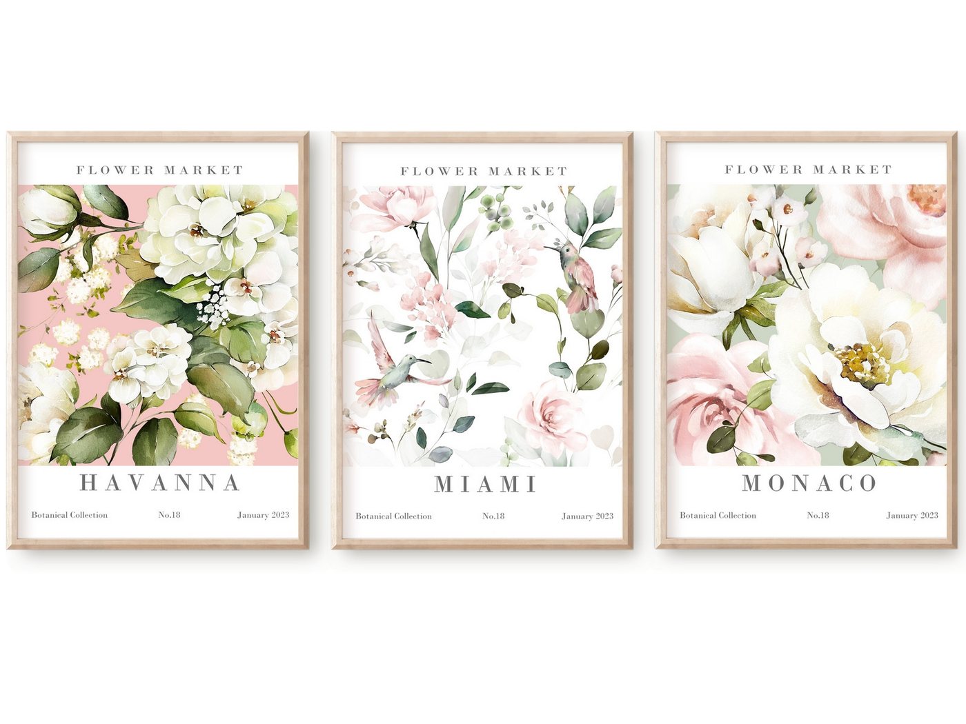 homestyle-accessoires Poster Bilder Wandbilder Bilderset FLOWER MARKET 3er Set, - OHNE BILDERRAHMEN - Sorgfältige & sichere Verpackung homestyle-accessoires Poster Bilder Wandbilder Bilderset FLOWER MARKET 3er Set, - OHNE BILDERRAHMEN - Sorgfältige & sichere Verpackung von homestyle-accessoires