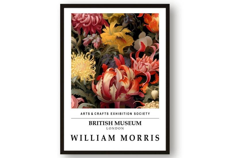 homestyle-accessoires Poster Bild Wandbild Kunstdruck WILLIAM MORRIS DIN A3 Print, (1 St), Ohne Bilderrahmen von homestyle-accessoires