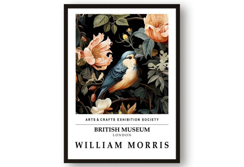 homestyle-accessoires Poster Bild Wandbild Kunstdruck WILLIAM MORRIS DIN A3 Print, (1 St), Ohne Bilderrahmen von homestyle-accessoires