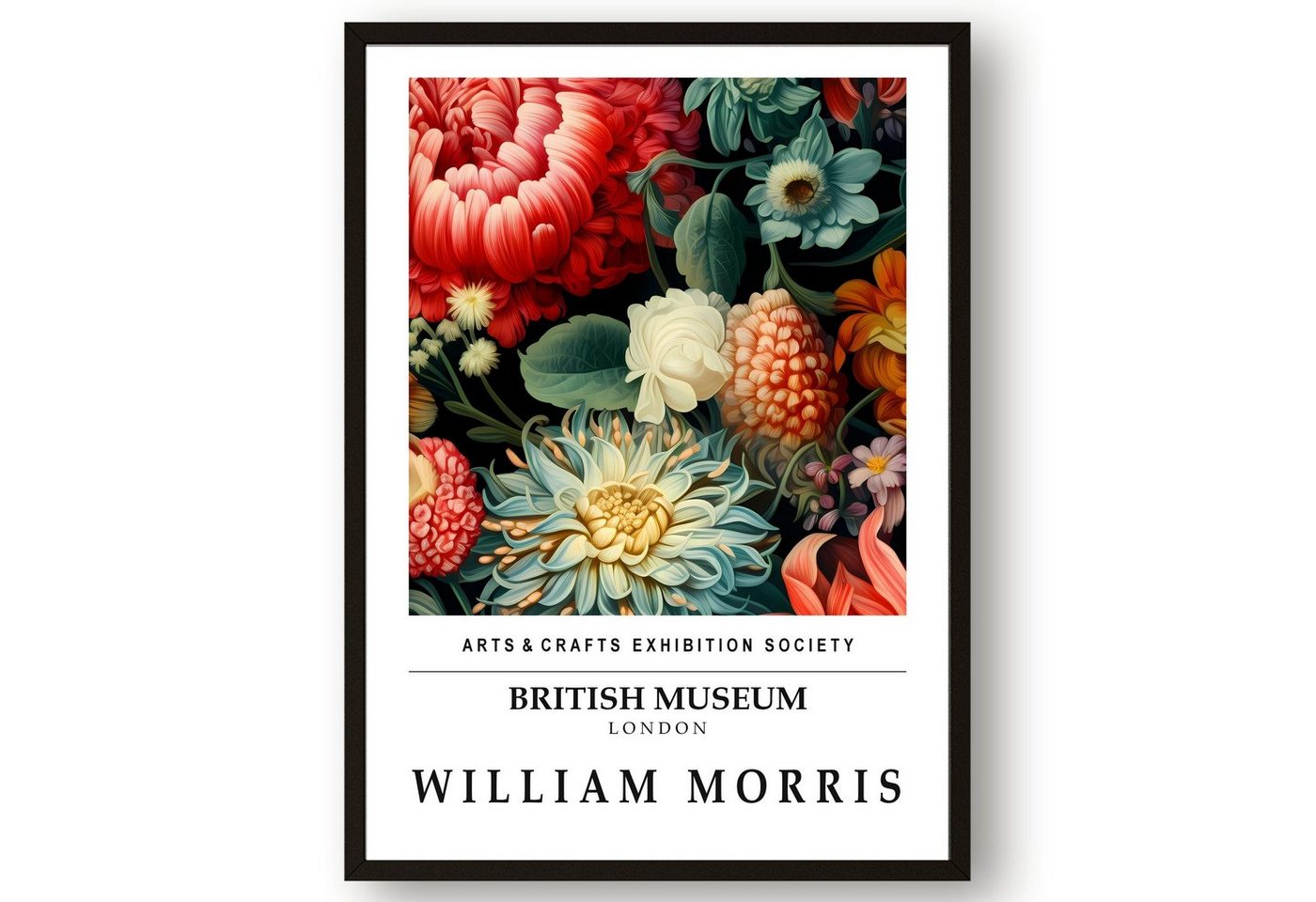 homestyle-accessoires Poster Bild Wandbild Kunstdruck WILLIAM MORRIS DIN A3 Print modern, (1 St), - OHNE BILDERRAHMEN - Sorgfältige & sichere Verpackung von homestyle-accessoires