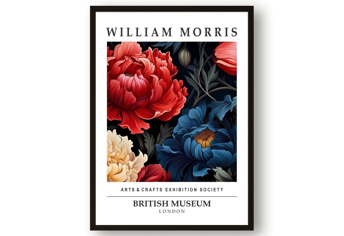 homestyle-accessoires Poster Bild Wandbild Kunstdruck WILLIAM MORRIS DIN A3 Print, (1 St), - OHNE BILDERRAHMEN - Sorgfältige & sichere Verpackung von homestyle-accessoires