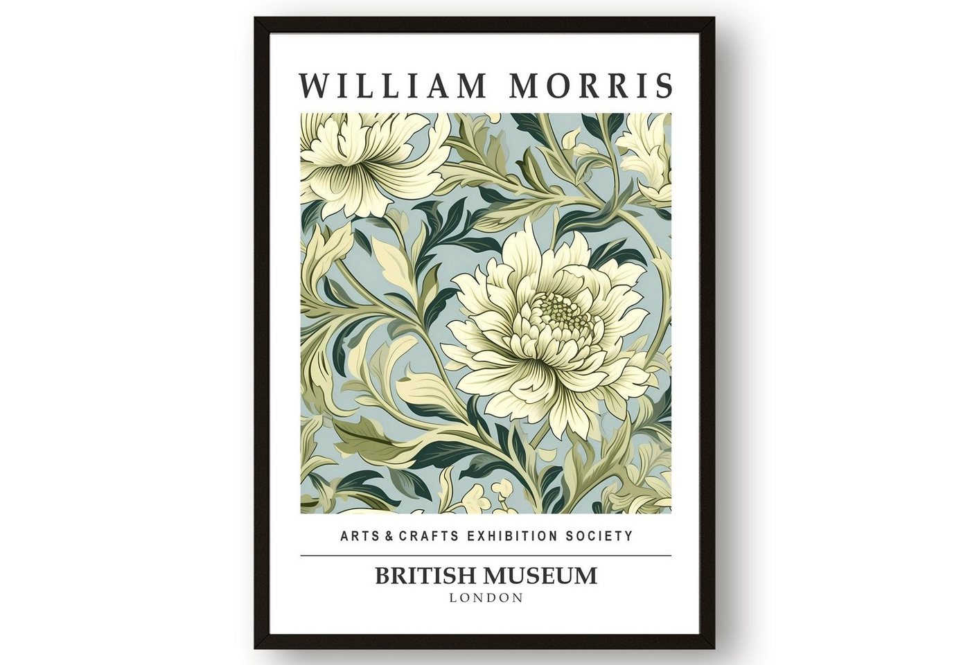 homestyle-accessoires Poster Bild Wandbild Kunstdruck WILLIAM MORRIS DIN A3 Print, (1 St), Ohne Bilderrahmen von homestyle-accessoires