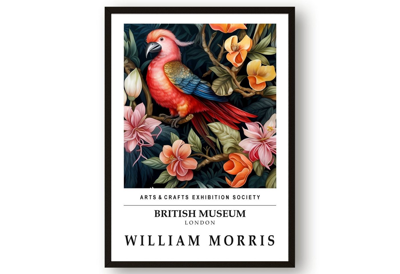 homestyle-accessoires Poster Bild Wandbild Kunstdruck WILLIAM MORRIS Print DIN A3, (1 St), Ohne Bilderrahmen von homestyle-accessoires