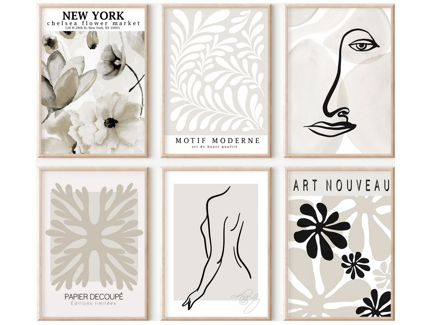 homestyle-accessoires Poster Bilderset Bilderwand Wandbilder NEW YORK FLOWER MARKET 6er, - Ohne Bilderrahmen - sorgfältige & sichere Verpackung homestyle-accessoires Poster Bilderset Bilderwand Wandbilder NEW YORK FLOWER MARKET 6er, - Ohne Bilderrahmen - sorgfältige & sichere Verpackung von homestyle-accessoires