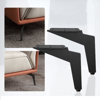 4 Stück Metall Möbelbeine, Carbon Stahl Sichelform Couchtisch Sofa Küche Beine Schrank Füße, Diy Möbel Hardware von homesuppliers