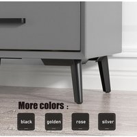 4Pcs Metall Möbel Beine Schwarz, Modernen Stil Tv Schrank Füße Tee Tisch Füße, Diy Dreieck Hardware von homesuppliers