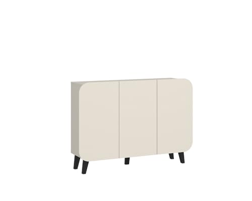 homevita Drehtürkommode Smooth Edge mit DREI Türen von homevita