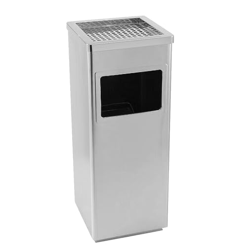 homewell 2 in 1 Standaschenbecher & Mülleimer 35/48L, Stand Innen/Außen Mülleimer Herausnehmbarem, Stand Aschenbecher mit Inneneimer, Quadratisch homewell 2 in 1 Standaschenbecher & Mülleimer 35/48L, Stand Innen/Außen Mülleimer Herausnehmbarem, Stand Aschenbecher mit Inneneimer, Quadratisch von homewell