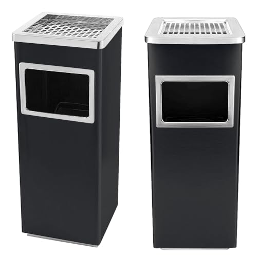 homewell 2 in 1 Standaschenbecher & Mülleimer 35/48L, Stand Innen/Außen Mülleimer Herausnehmbarem, Stand Aschenbecher mit Inneneimer, Quadratisch homewell 2 in 1 Standaschenbecher & Mülleimer 35/48L, Stand Innen/Außen Mülleimer Herausnehmbarem, Stand Aschenbecher mit Inneneimer, Quadratisch von homewell