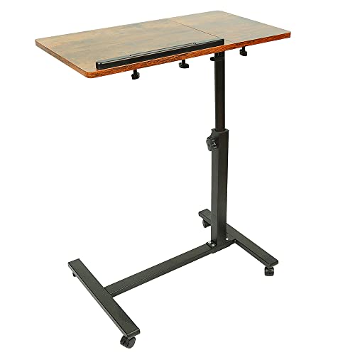 homewell Beistelltisch, höhenverstellbar, Rolltisch für Sofa, Bett, Badewanne, Computertisch, 57 x 40 x 58 – 90 cm homewell Beistelltisch, höhenverstellbar, Rolltisch für Sofa, Bett, Badewanne, Computertisch, 57 x 40 x 58 – 90 cm von homewell