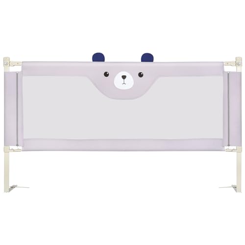 homewell Bettgitter für Kleinkinder, Bettgitter, faltbar, tragbar, höhenverstellbar, Sicherheitsbarriere für Kinder, Netzstoff (200 cm) von homewell