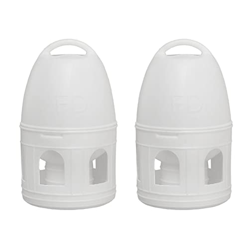 2 x Vogel-Wassertränke, automatischer Futterspender mit großem Fassungsvermögen, Bewässerungsbehälter mit hängendem Griff für Sittiche, Tauben, Papageien, Enten, Tauben 2 x Vogel-Wassertränke, automatischer Futterspender mit großem Fassungsvermögen, Bewässerungsbehälter mit hängendem Griff für Sittiche, Tauben, Papageien, Enten, Tauben von hominjoy