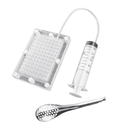 Professionelle Molekulare Gastronomie Kaviar Maker Gourmet Spender Kaviar Filter Spherification Tropfer mit Tube & Löffel Werkzeuge von hominjoy