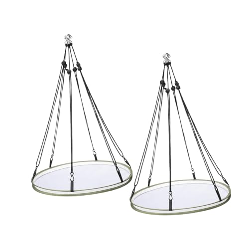 Vogelfutterstation zum Aufhängen, verstellbar, praktisch, für Vogelfutterspender, Durchmesser 40 cm, 2 Stück Vogelfutterstation zum Aufhängen, verstellbar, praktisch, für Vogelfutterspender, Durchmesser 40 cm, 2 Stück von hominjoy