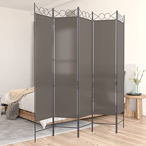 HOMIUSE 200x200 cm Raumteiler Paravent Trennwand Balkon Sichtschutz Paravent Raumteiler Innen Sichtschutz Garten Balkonschutz Seitenmarkise Ausziehbar Stellwand Anthrazit von homiuse