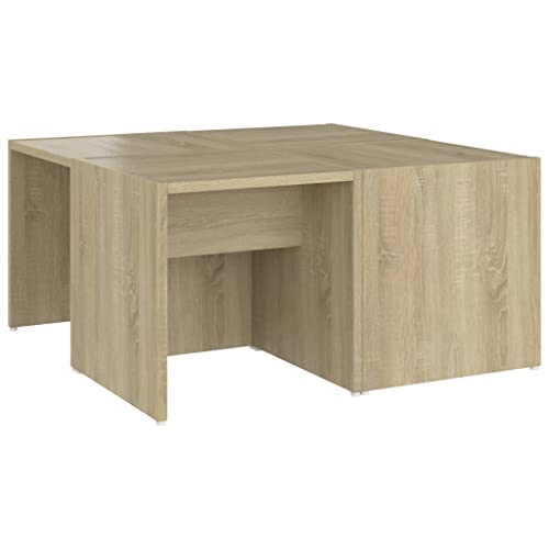 homiuse Couchtisch Beistelltisch Esstisch 4 STK. Multifunktionale Wohnzimmermöbel Inneneinrichtung Modernes Design Sonoma-Eiche 66x66x33 cm homiuse Couchtisch Beistelltisch Esstisch 4 STK. Multifunktionale Wohnzimmermöbel Inneneinrichtung Modernes Design Sonoma-Eiche 66x66x33 cm von homiuse