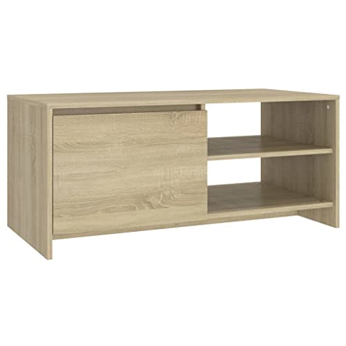 homiuse Couchtisch Beistelltisch Esstisch Multifunktionale Wohnzimmermöbel Inneneinrichtung Modernes Design Sonoma-Eiche 102x50x45 cm homiuse Couchtisch Beistelltisch Esstisch Multifunktionale Wohnzimmermöbel Inneneinrichtung Modernes Design Sonoma-Eiche 102x50x45 cm von homiuse