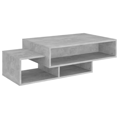 homiuse Couchtisch Esstisch Beistelltisch Multifunktionale Wohnzimmermöbel Inneneinrichtung Modernes Design Betongrau 105x55x32 cm von homiuse