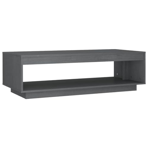 homiuse Couchtisch Esstisch Beistelltisch Multifunktionale Wohnzimmermöbel Inneneinrichtung Modernes Design Grau 110x50x33,5 cm von homiuse