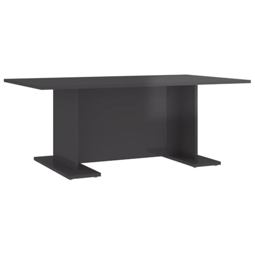 homiuse Couchtisch Esstisch Beistelltisch Multifunktionale Wohnzimmermöbel Inneneinrichtung Modernes Design Hochglanz-Grau 103,5x60x40 cm homiuse Couchtisch Esstisch Beistelltisch Multifunktionale Wohnzimmermöbel Inneneinrichtung Modernes Design Hochglanz-Grau 103,5x60x40 cm von homiuse