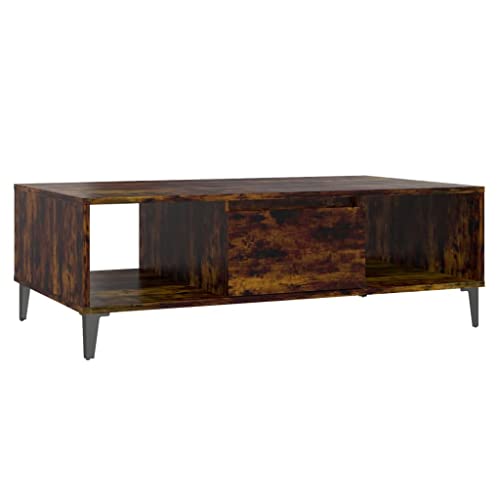 homiuse Couchtisch Esstisch Beistelltisch Multifunktionale Wohnzimmermöbel Inneneinrichtung Modernes Design Räuchereiche 103,5x60x35 cm homiuse Couchtisch Esstisch Beistelltisch Multifunktionale Wohnzimmermöbel Inneneinrichtung Modernes Design Räuchereiche 103,5x60x35 cm von homiuse