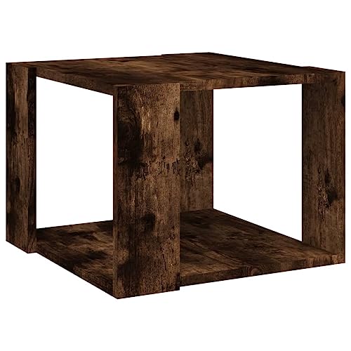 homiuse Couchtisch Esstisch Beistelltisch Multifunktionale Wohnzimmermöbel Inneneinrichtung Modernes Design Räuchereiche 40x40x30 cm von homiuse