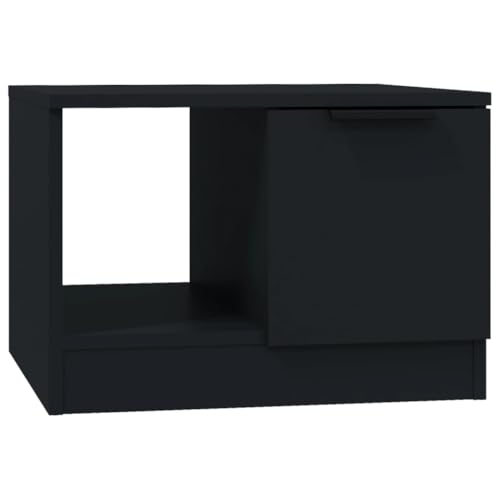 homiuse Couchtisch Esstisch Beistelltisch Multifunktionale Wohnzimmermöbel Inneneinrichtung Modernes Design Schwarz 50x50x36 cm von homiuse