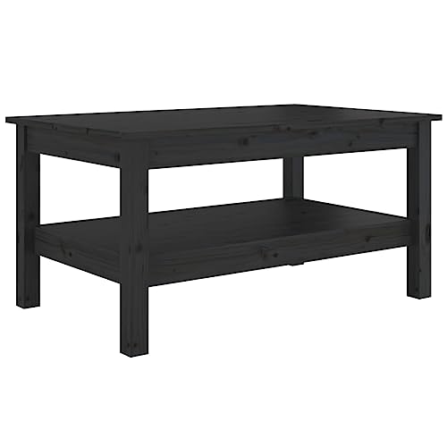 homiuse Couchtisch Esstisch Beistelltisch Multifunktionale Wohnzimmermöbel Inneneinrichtung Modernes Design Schwarz 80x50x40 cm von homiuse