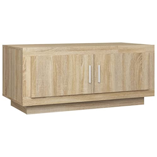 homiuse Couchtisch Esstisch Beistelltisch Multifunktionale Wohnzimmermöbel Inneneinrichtung Modernes Design Sonoma-Eiche 102x50x45 cm homiuse Couchtisch Esstisch Beistelltisch Multifunktionale Wohnzimmermöbel Inneneinrichtung Modernes Design Sonoma-Eiche 102x50x45 cm von homiuse