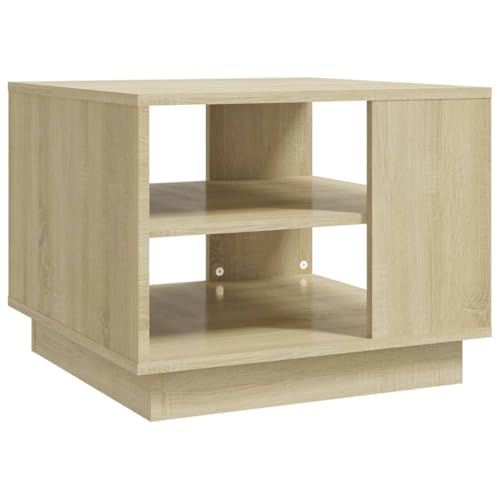 homiuse Couchtisch Esstisch Beistelltisch Multifunktionale Wohnzimmermöbel Inneneinrichtung Modernes Design Sonoma-Eiche 55x55x43 cm homiuse Couchtisch Esstisch Beistelltisch Multifunktionale Wohnzimmermöbel Inneneinrichtung Modernes Design Sonoma-Eiche 55x55x43 cm von homiuse