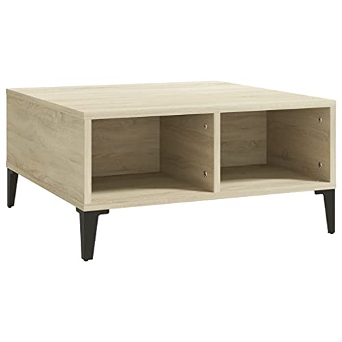 homiuse Couchtisch Esstisch Beistelltisch Multifunktionale Wohnzimmermöbel Inneneinrichtung Modernes Design Sonoma-Eiche 60x60x30 cm homiuse Couchtisch Esstisch Beistelltisch Multifunktionale Wohnzimmermöbel Inneneinrichtung Modernes Design Sonoma-Eiche 60x60x30 cm von homiuse