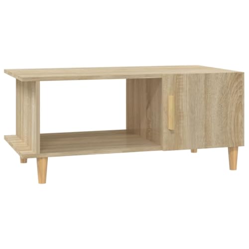 homiuse Couchtisch Esstisch Beistelltisch Multifunktionale Wohnzimmermöbel Inneneinrichtung Modernes Design Sonoma-Eiche 90x50x40 cm homiuse Couchtisch Esstisch Beistelltisch Multifunktionale Wohnzimmermöbel Inneneinrichtung Modernes Design Sonoma-Eiche 90x50x40 cm von homiuse