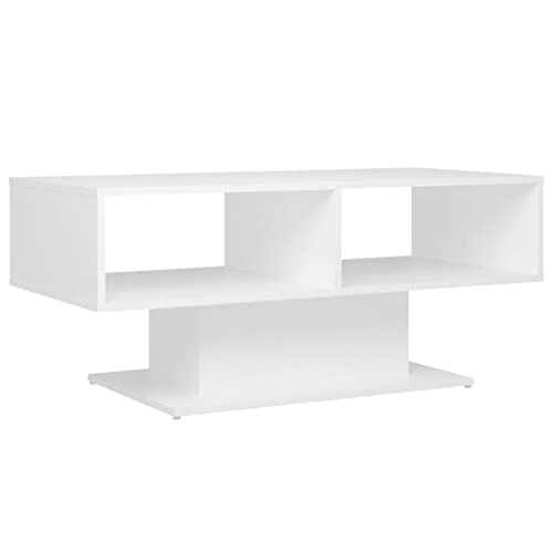 homiuse Couchtisch Esstisch Beistelltisch Multifunktionale Wohnzimmermöbel Inneneinrichtung Modernes Design Weiß 103,5x50x44,5 cm homiuse Couchtisch Esstisch Beistelltisch Multifunktionale Wohnzimmermöbel Inneneinrichtung Modernes Design Weiß 103,5x50x44,5 cm von homiuse