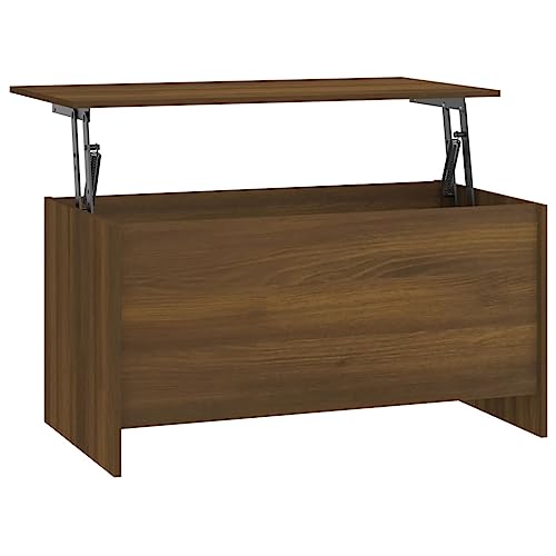 homiuse Couchtisch Esstisch Höhenverstellbar Beistelltisch Wohnzimmermöbel Inneneinrichtung Modernes Design Braun Eichen-Optik 102x55,5x52,5 cm homiuse Couchtisch Esstisch Höhenverstellbar Beistelltisch Wohnzimmermöbel Inneneinrichtung Modernes Design Braun Eichen-Optik 102x55,5x52,5 cm von homiuse
