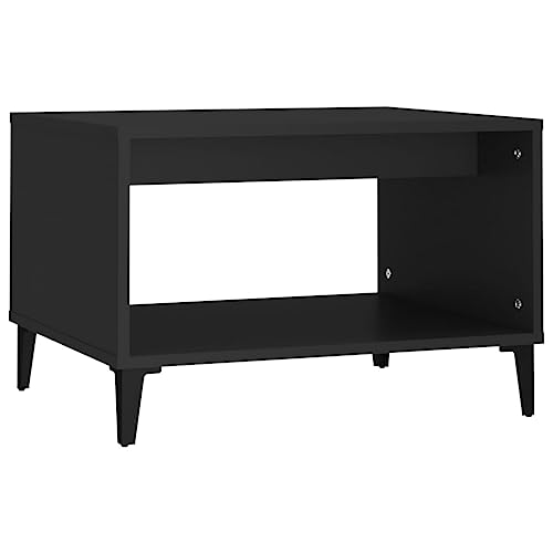 homiuse Couchtisch Esstisch Multifunktionale Wohnzimmermöbel Beistelltisch Inneneinrichtung Modernes Design Schwarz 60x50x40 cm von homiuse