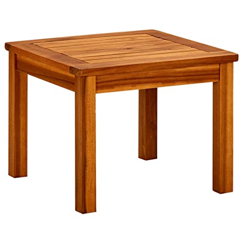 homiuse Garten-Couchtisch 45x45x36 cm Esszimmertische Couchtisch Holz GartenmöBel BalkonmöBel Gartentisch Coffee Table Industrial MöBel Coutischtisch Kaffeetisch Niedriger Tisch Massivholz Akazie von homiuse