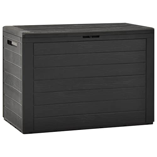 homiuse Gartenbox Anthrazit 78x44x55 cm Auflagenbox Aufbewahrungsbox Aufbewahrungstruhe Gartentruhe Kissenbox Garten Wasserdicht Kissenbox Outdoor Wasserdicht Abschließbar Innen und Außenbereich homiuse Gartenbox Anthrazit 78x44x55 cm Auflagenbox Aufbewahrungsbox Aufbewahrungstruhe Gartentruhe Kissenbox Garten Wasserdicht Kissenbox Outdoor Wasserdicht Abschließbar Innen und Außenbereich von homiuse