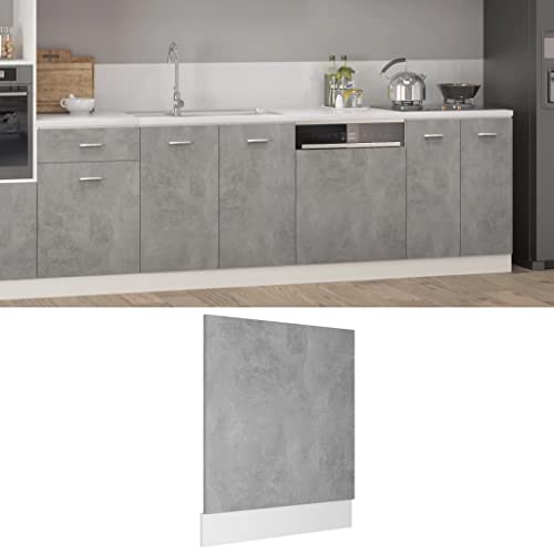 homiuse Geschirrspülerblende Betongrau 59,5x3x67 cm Holz KüChenarbeitsplatte SpüLmaschine Teilintegriert Frontblende FüR GeschirrspüLer GeschirrspüLerfront Dekorplatte GeschirrspüLer Frontblende homiuse Geschirrspülerblende Betongrau 59,5x3x67 cm Holz KüChenarbeitsplatte SpüLmaschine Teilintegriert Frontblende FüR GeschirrspüLer GeschirrspüLerfront Dekorplatte GeschirrspüLer Frontblende von homiuse