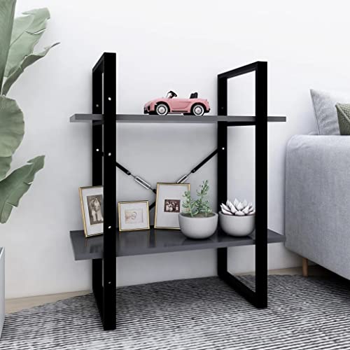 homiuse Metallregal Grau Leiterregal 60x30x70 cm BüCherregal KüChenregal Wand Kinder BüCherregal Regal Schmal Badschrank Schmal WüRfelregal Kellerregal Leicht Zu Reinigen von homiuse