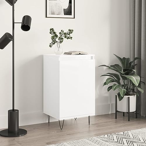 homiuse Sideboard aus Holz Beistellschrank Multifunktionale Möbel für Schlafzimmer Wohnzimmer Büro oder Flur Minimalistischen Design Hochglanz-Weiß 40x35x70 cm homiuse Sideboard aus Holz Beistellschrank Multifunktionale Möbel für Schlafzimmer Wohnzimmer Büro oder Flur Minimalistischen Design Hochglanz-Weiß 40x35x70 cm von homiuse