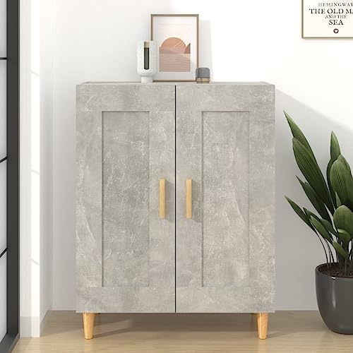 homiuse Sideboard aus Holz Beistellschrank Multifunktionale Möbel für Wohnzimmer Schlafzimmer Büro oder Flur Minimalistischen Design Betongrau 69,5x34x90 cm homiuse Sideboard aus Holz Beistellschrank Multifunktionale Möbel für Wohnzimmer Schlafzimmer Büro oder Flur Minimalistischen Design Betongrau 69,5x34x90 cm von homiuse