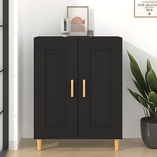 homiuse Sideboard aus Holz Beistellschrank Multifunktionale Möbel für Wohnzimmer Schlafzimmer Büro oder Flur Minimalistischen Design Schwarz 69,5x34x90 cm homiuse Sideboard aus Holz Beistellschrank Multifunktionale Möbel für Wohnzimmer Schlafzimmer Büro oder Flur Minimalistischen Design Schwarz 69,5x34x90 cm von homiuse