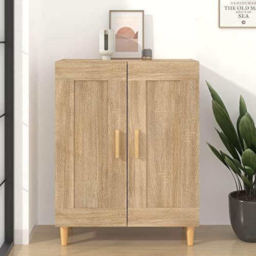 homiuse Sideboard aus Holz Beistellschrank Multifunktionale Möbel für Wohnzimmer Schlafzimmer Büro oder Flur Minimalistischen Design Sonoma-Eiche 69,5x34x90 cm homiuse Sideboard aus Holz Beistellschrank Multifunktionale Möbel für Wohnzimmer Schlafzimmer Büro oder Flur Minimalistischen Design Sonoma-Eiche 69,5x34x90 cm von homiuse