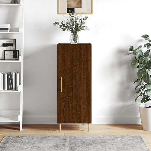 homiuse Sideboard aus Holz Beistellschrank Multifunktionale Möbel für Wohnzimmer Schlafzimmer oder Flur Minimalistischen Design Braun Eichen-Optik 34,5x34x90 cm homiuse Sideboard aus Holz Beistellschrank Multifunktionale Möbel für Wohnzimmer Schlafzimmer oder Flur Minimalistischen Design Braun Eichen-Optik 34,5x34x90 cm von homiuse