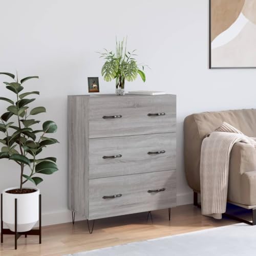 homiuse Sideboard aus Holz Beistellschrank Multifunktionale Möbel für Wohnzimmer Schlafzimmer oder Flur Minimalistischen Design Grau Sonoma 69,5x34x90 cm homiuse Sideboard aus Holz Beistellschrank Multifunktionale Möbel für Wohnzimmer Schlafzimmer oder Flur Minimalistischen Design Grau Sonoma 69,5x34x90 cm von homiuse