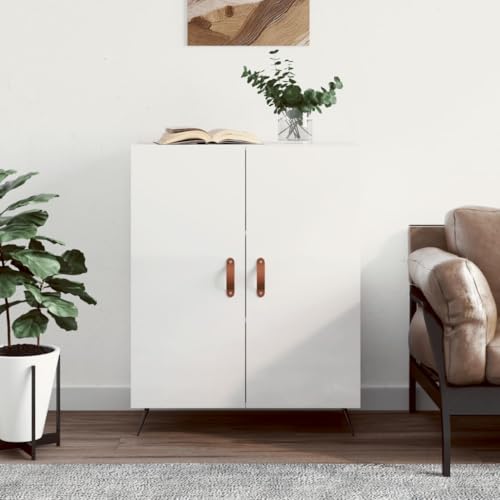 homiuse Sideboard aus Holz Multifunktionale Möbel Beistellschrank für Wohnzimmer Schlafzimmer Büro oder Flur Minimalistischen Design Hochglanz-Weiß 69,5x34x90 cm homiuse Sideboard aus Holz Multifunktionale Möbel Beistellschrank für Wohnzimmer Schlafzimmer Büro oder Flur Minimalistischen Design Hochglanz-Weiß 69,5x34x90 cm von homiuse